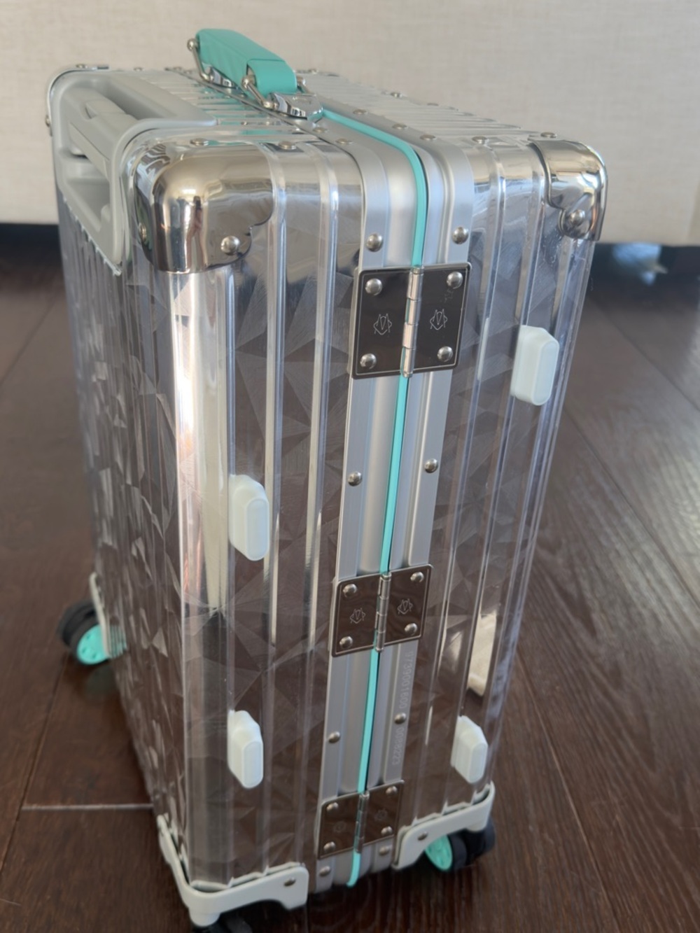 Tiffany & Rimowa limited- edition aluminum Luggage Suitcase
